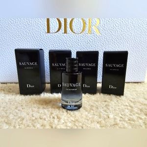 Dior sauvage parfum 4 bottles